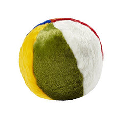 Fluff & Tuff con costuras dobles visibles, duradera para juegos activos y lanzamientos.