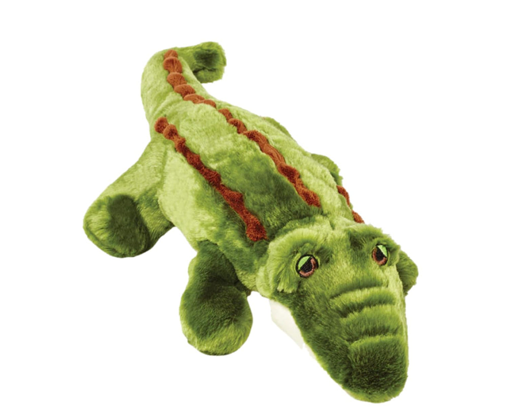 Georgia Gator de Fluff & Tuff, 18 pulgadas, compañero de juego suave y duradero