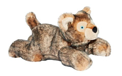 Fluff & Tuff Lobo Wolf Pup malla Tuffweb resistente para juego duradero