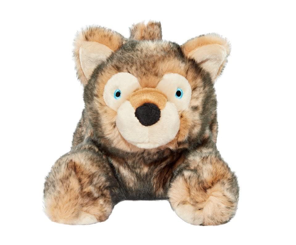 Fluff & Tuff Lobo Wolf Pup tejido ultraplush, textura suave para acurrucarse