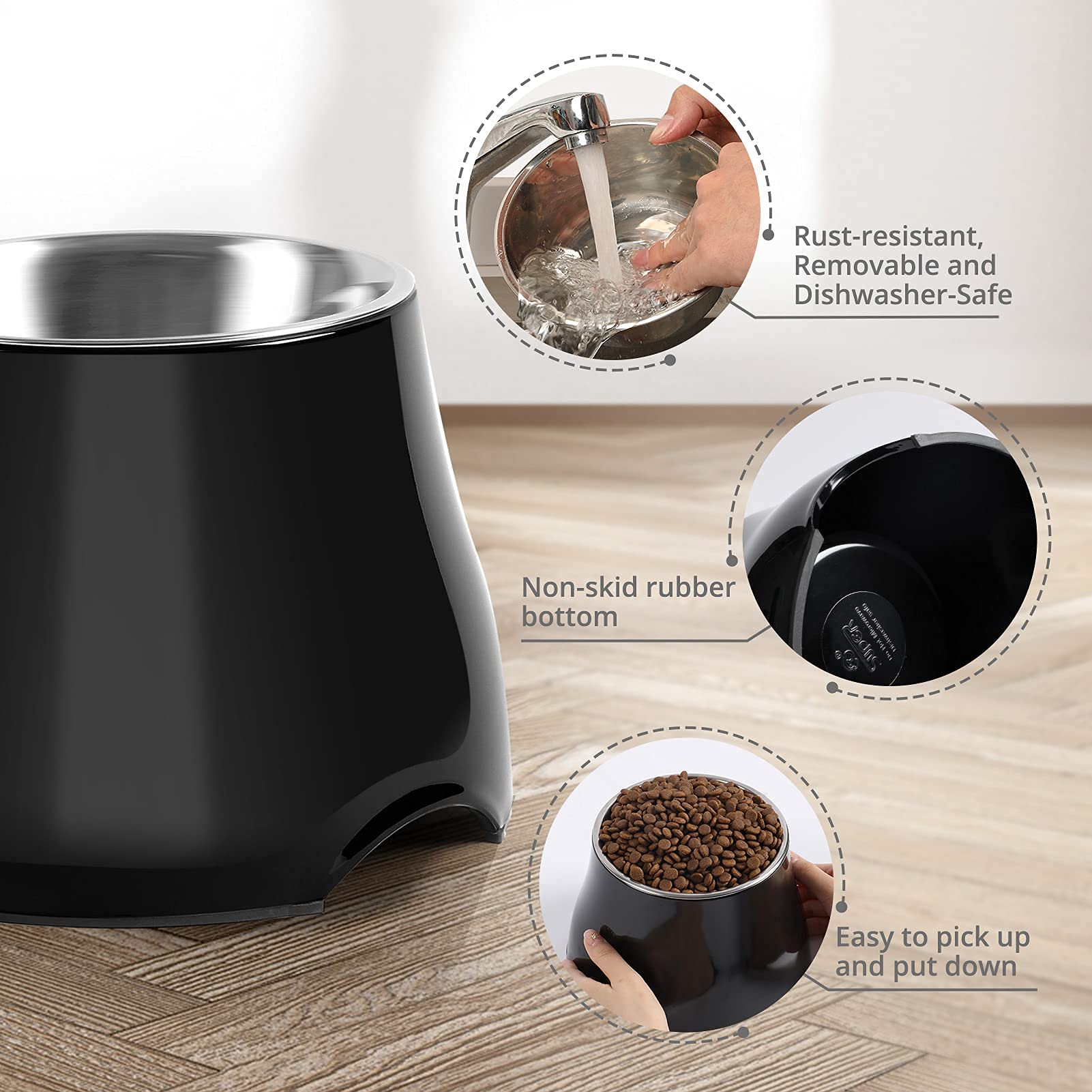 Diseño ergonómico con mango curvado FluffyDream para un agarre cómodo.