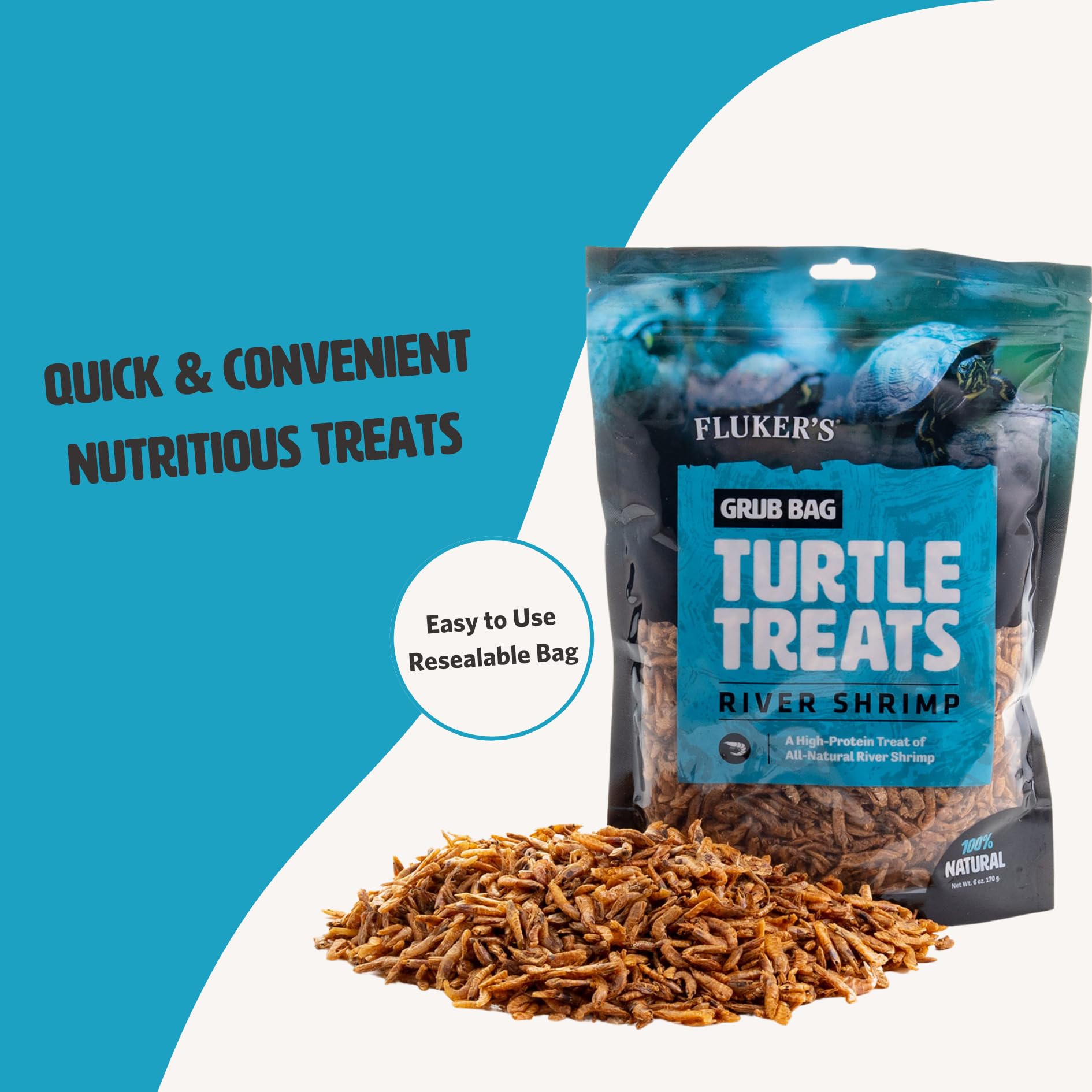 Fluker's Grub Bag, alimento natural para presas sin vida.