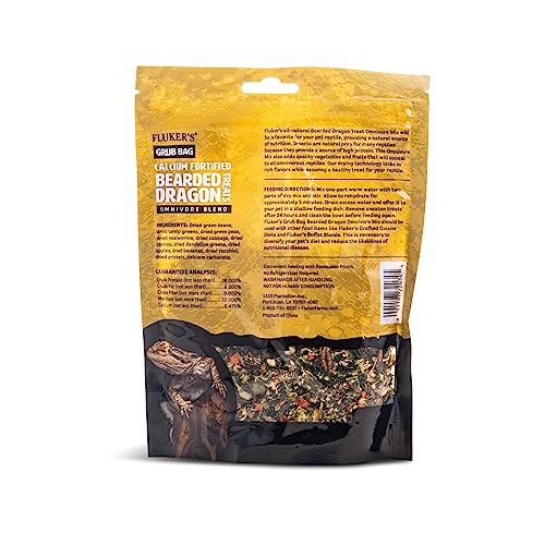 Fluker's vegetales-nutritivos para dragones barbudos y otros reptiles.