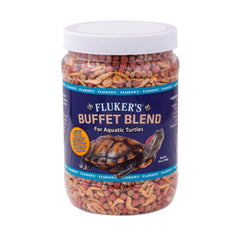 Fluker's Buffet Blend para tortugas adultas, tortuga comiendo, dieta equilibrada