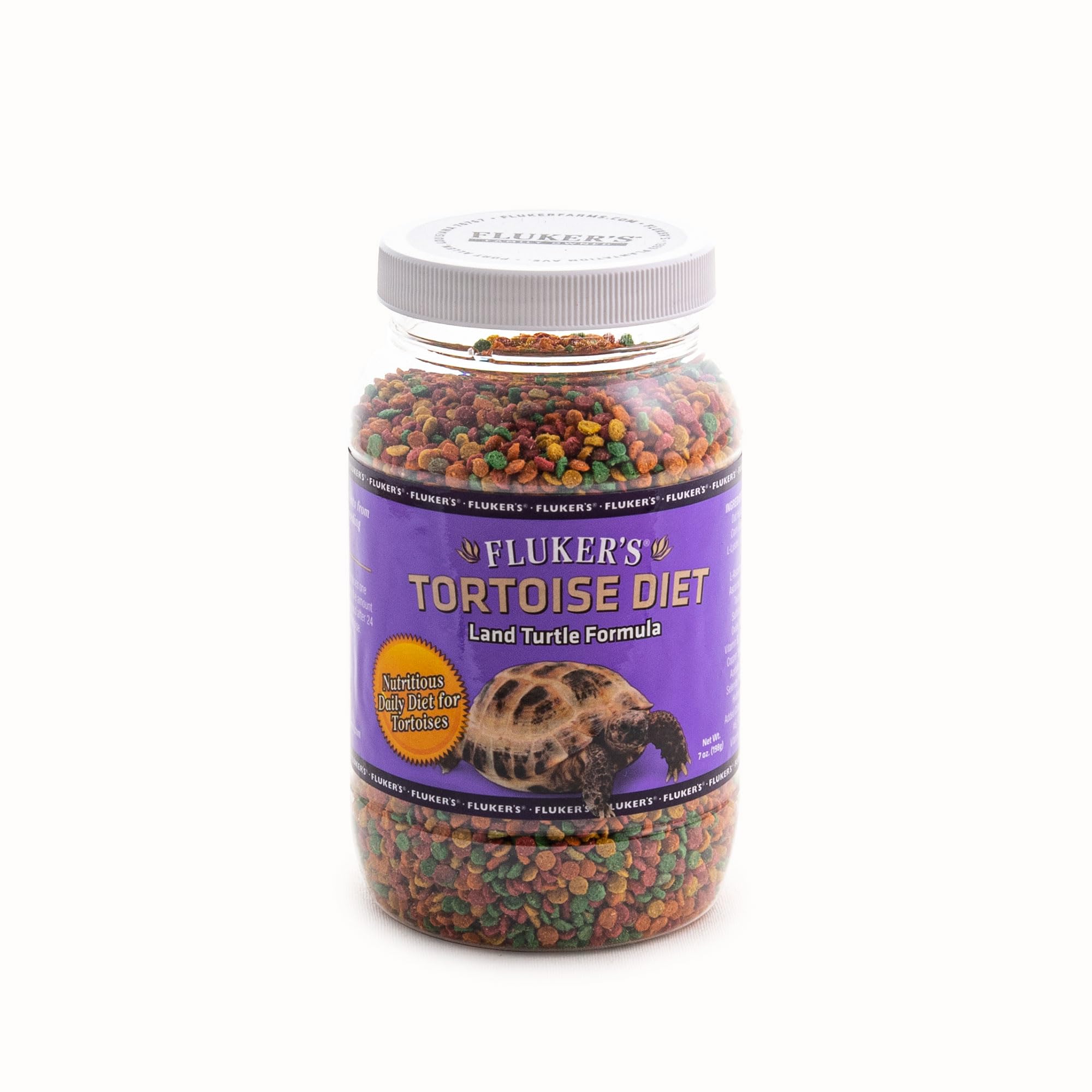 Fluker's Premium Diet tortugas, envase de 7 oz, fácil de almacenar para alimentación diaria