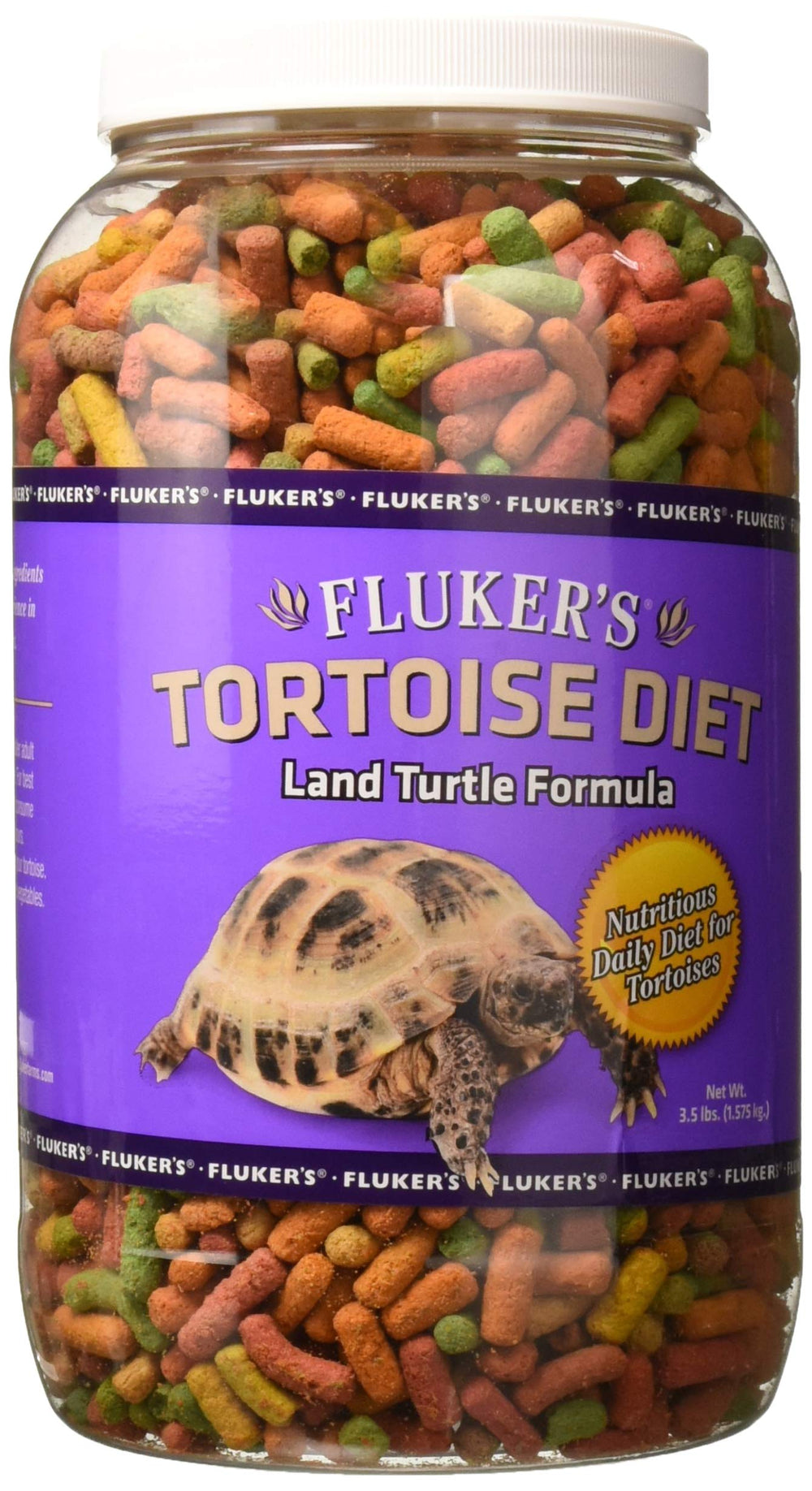Dieta Fluker’s para tortugas terrestres: gránulos grandes para crecimiento equilibrado.
