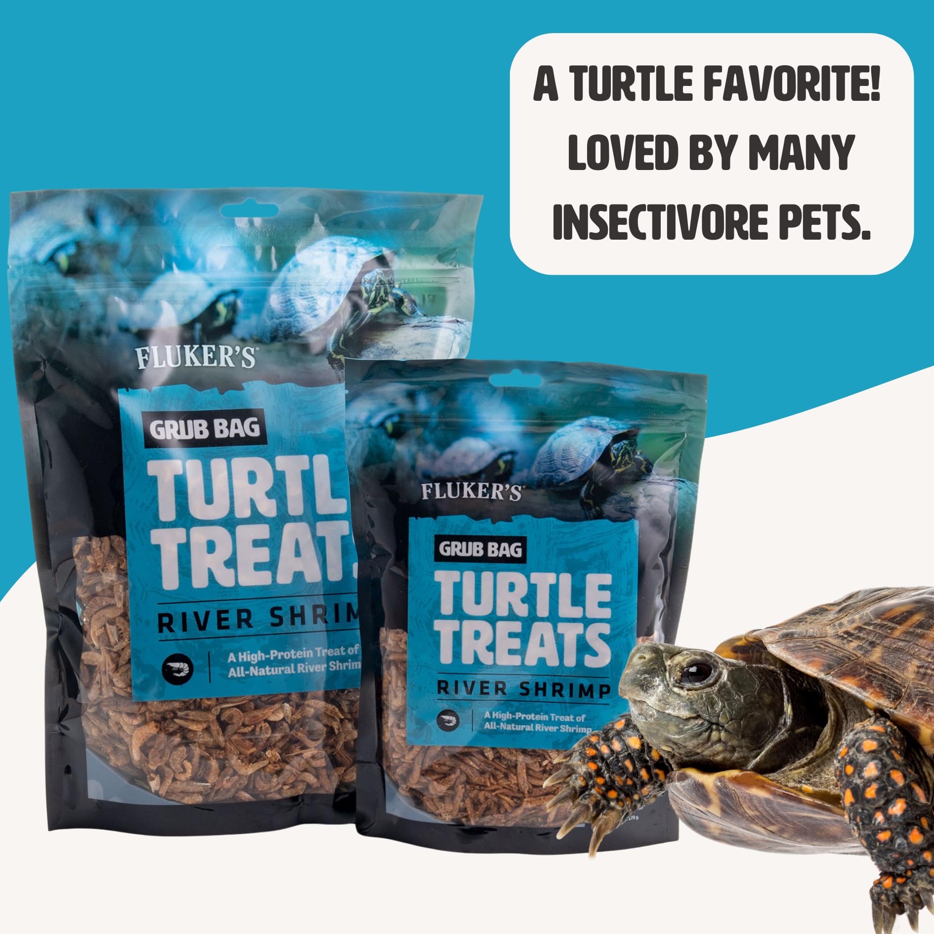Fluker's Grub Bag, nutrientes esenciales para reptiles y anfibios.