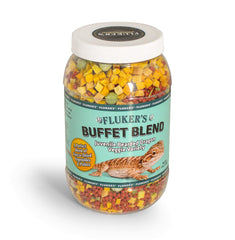 Fluker's paquete dieta vegetal para dragon barbudo con pellets, aporta variedad y energía diaria