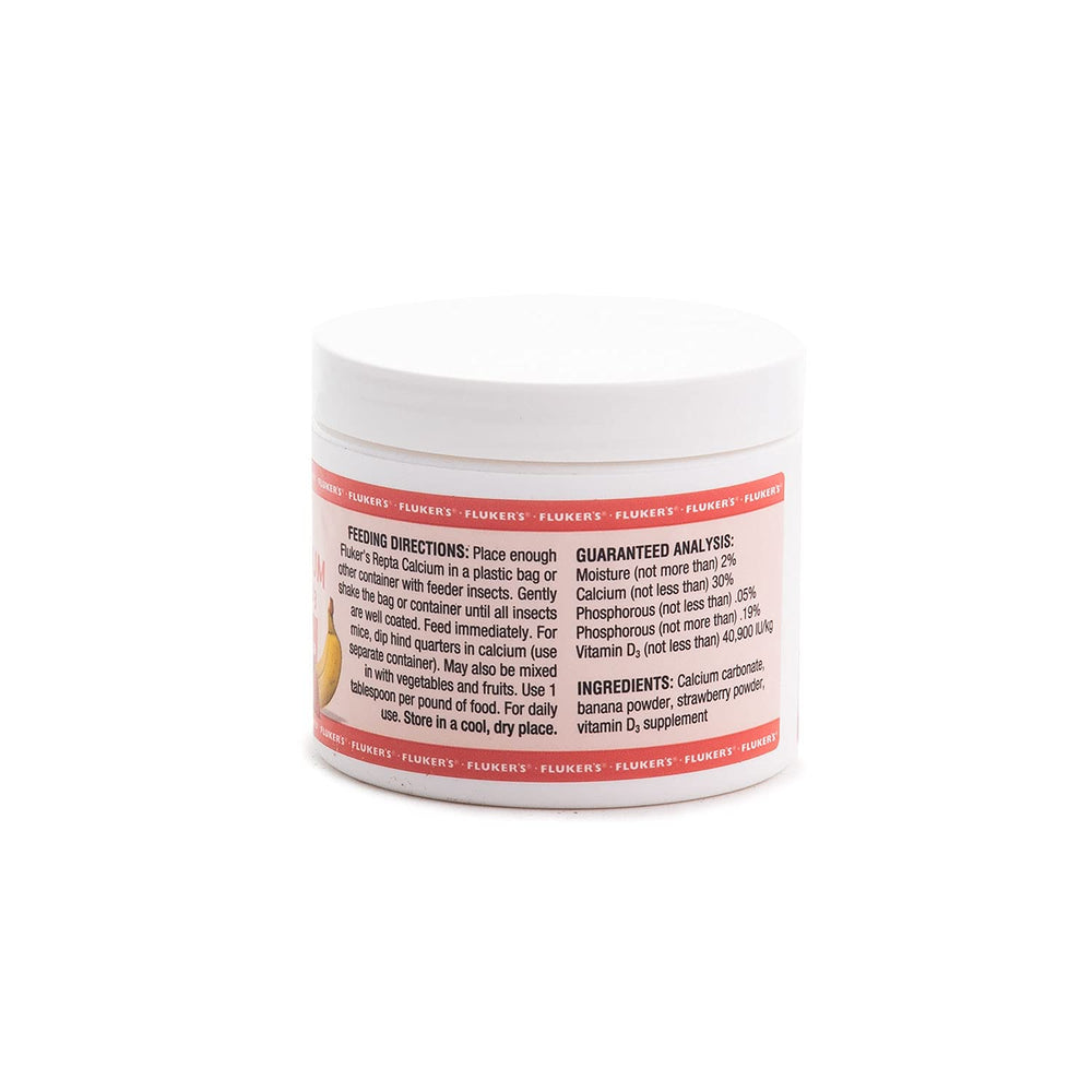 Fluker's Repta Calcio, suplemento de calcio para reptiles, apoya una rutina saludable