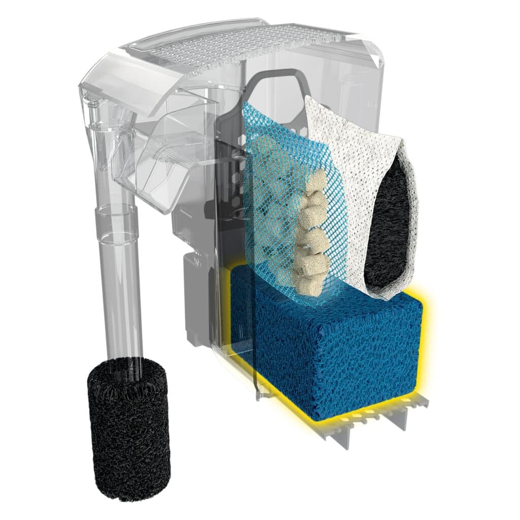 Fluval Bio-Foam crecimiento de bacterias beneficiosas para un ecosistema más estable.
