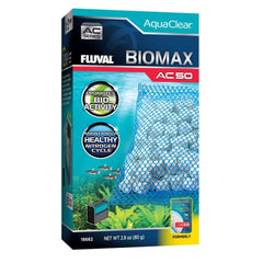 Fluval BIOMAX para AC50, nodos de filtración en primer plano para mejor filtración biológica.