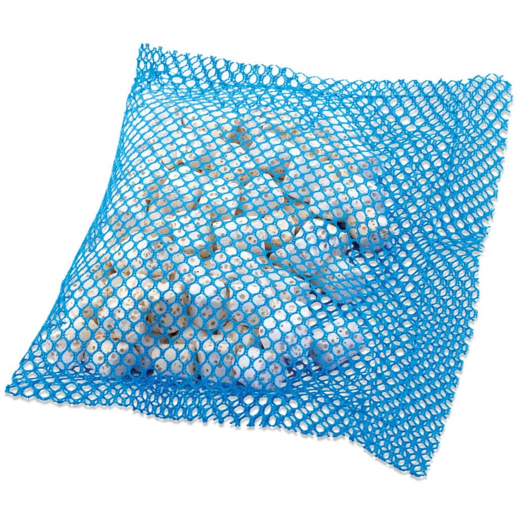 BIOMAX nodos con poros amplios, mayor superficie biológica para filtración.