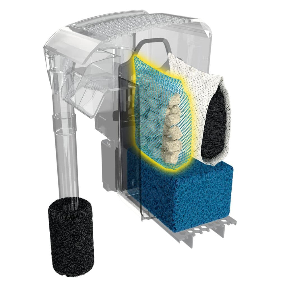 Fluval BIOMAX: mejora la calidad del agua reduciendo amonio y nitrito.