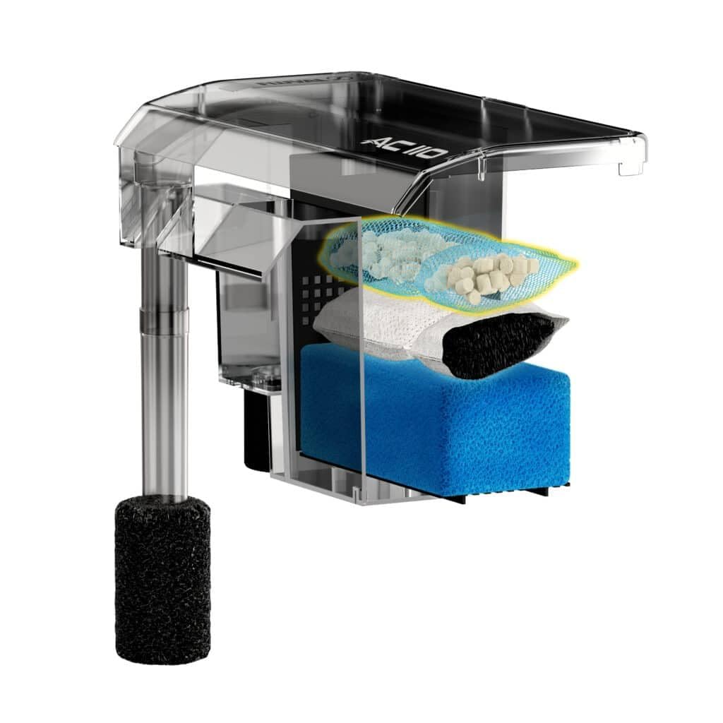 Fluval BIOMAX: cambio cada tres meses para mantener filtración estable.