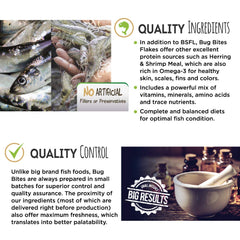 Fluval Bug Bites crisps de algas para peces de fondo, favorecen ingesta diaria.
