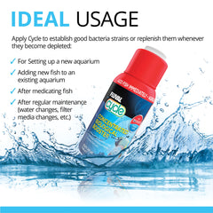 Fluval Cycle: bacterias en agua para reducir amoníaco y nitrito de forma natural.