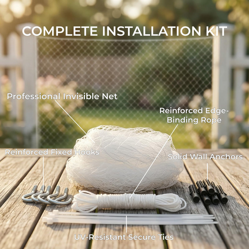 Fluxionova kit de instalación para gato en balcón; montaje rápido incluido