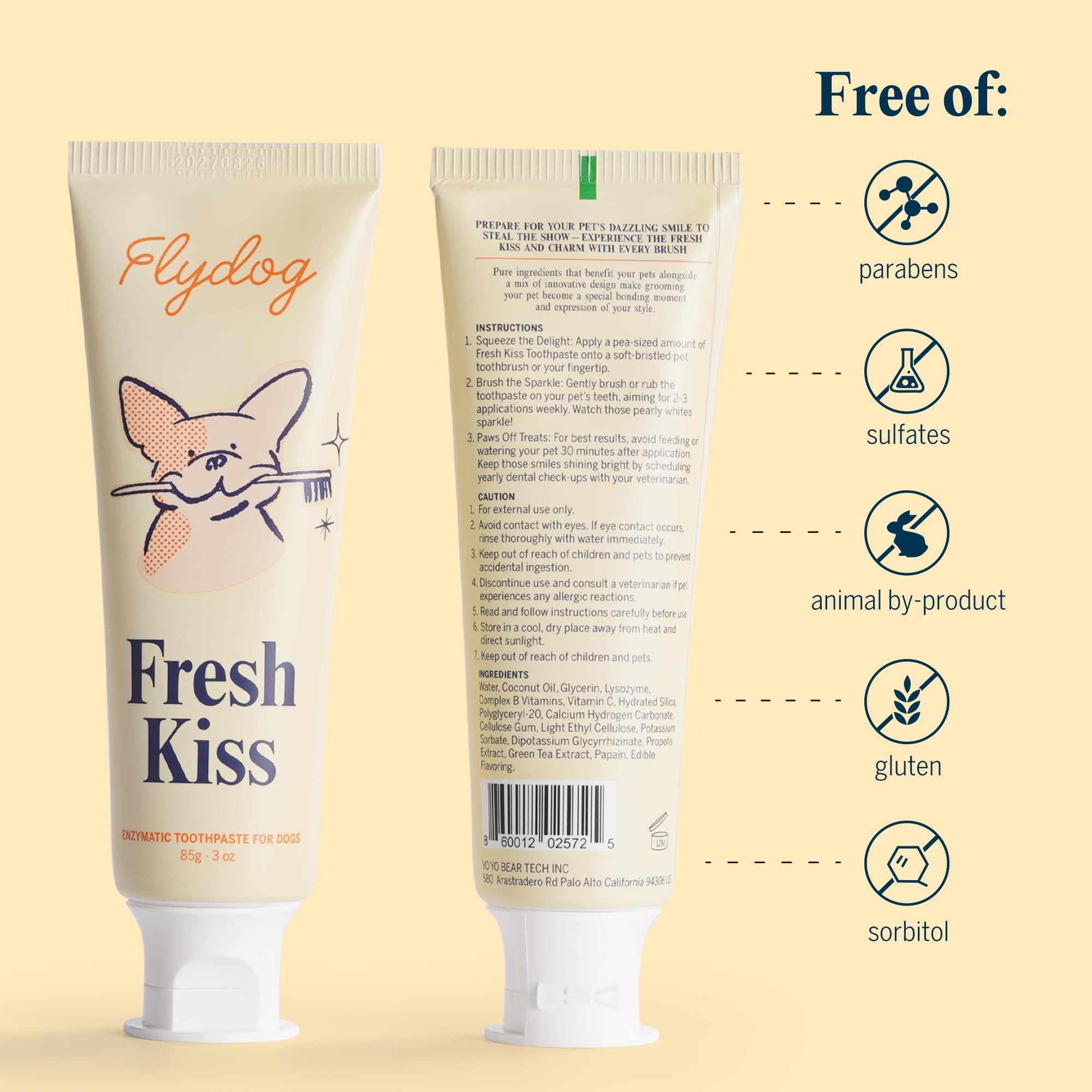 Calendario de progreso de FlyDog Fresh Kiss para seguimiento de hábitos.