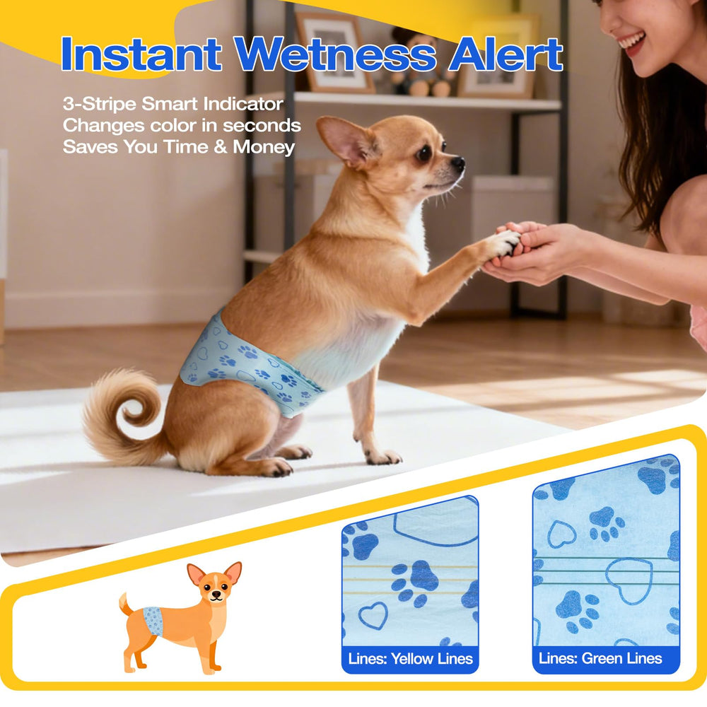 Pañal Flying Paws con nucleo absorbente y barrera antifugas para confianza.