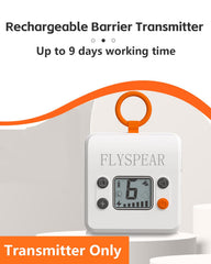 FLYSPEAR Transmisor con alcance ajustable para perros en diferentes habitaciones