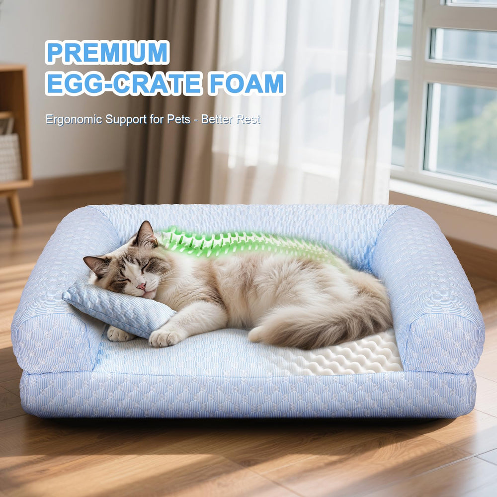 Foamio cama para gatos con base antideslizante evita movimientos indeseados