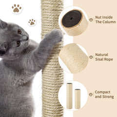 FOBSME: poste de 9 cm de diámetro ideal para torres de gatos