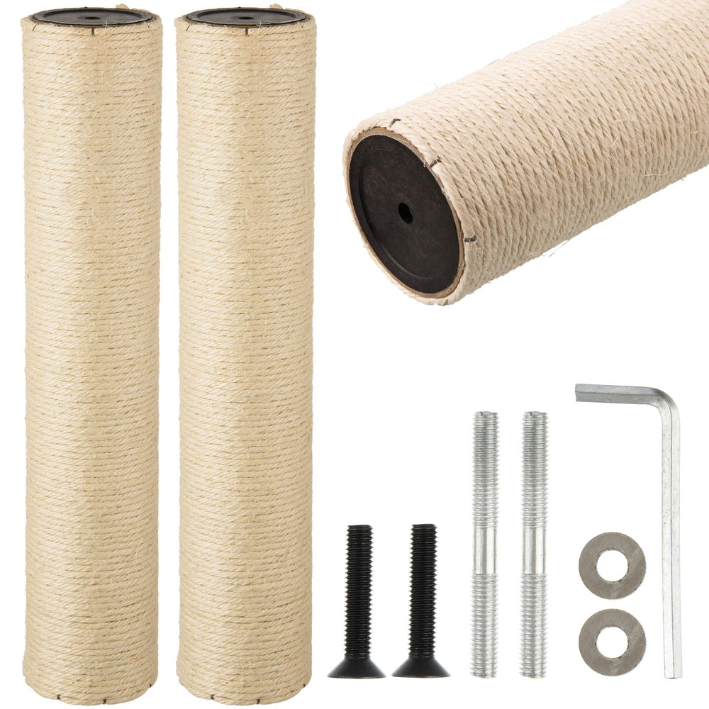 FOBSME: dos postes repuestos rascar para árbol de gatos 45 cm para proteger muebles