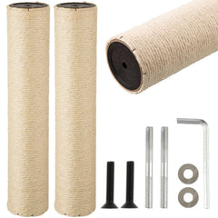 FOBSME: dos postes repuestos rascar para árbol de gatos 45 cm para proteger muebles