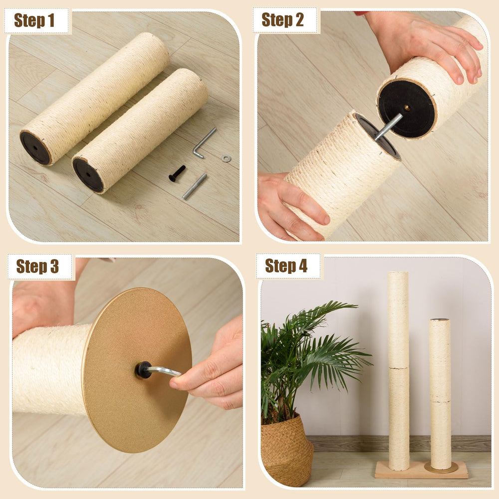 FOBSME: paquete completo con 2 postes y accesorios listos para instalar
