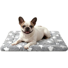 Fogkiss cama perro colchoneta doble cara frente, comodidad versátil para climas variados