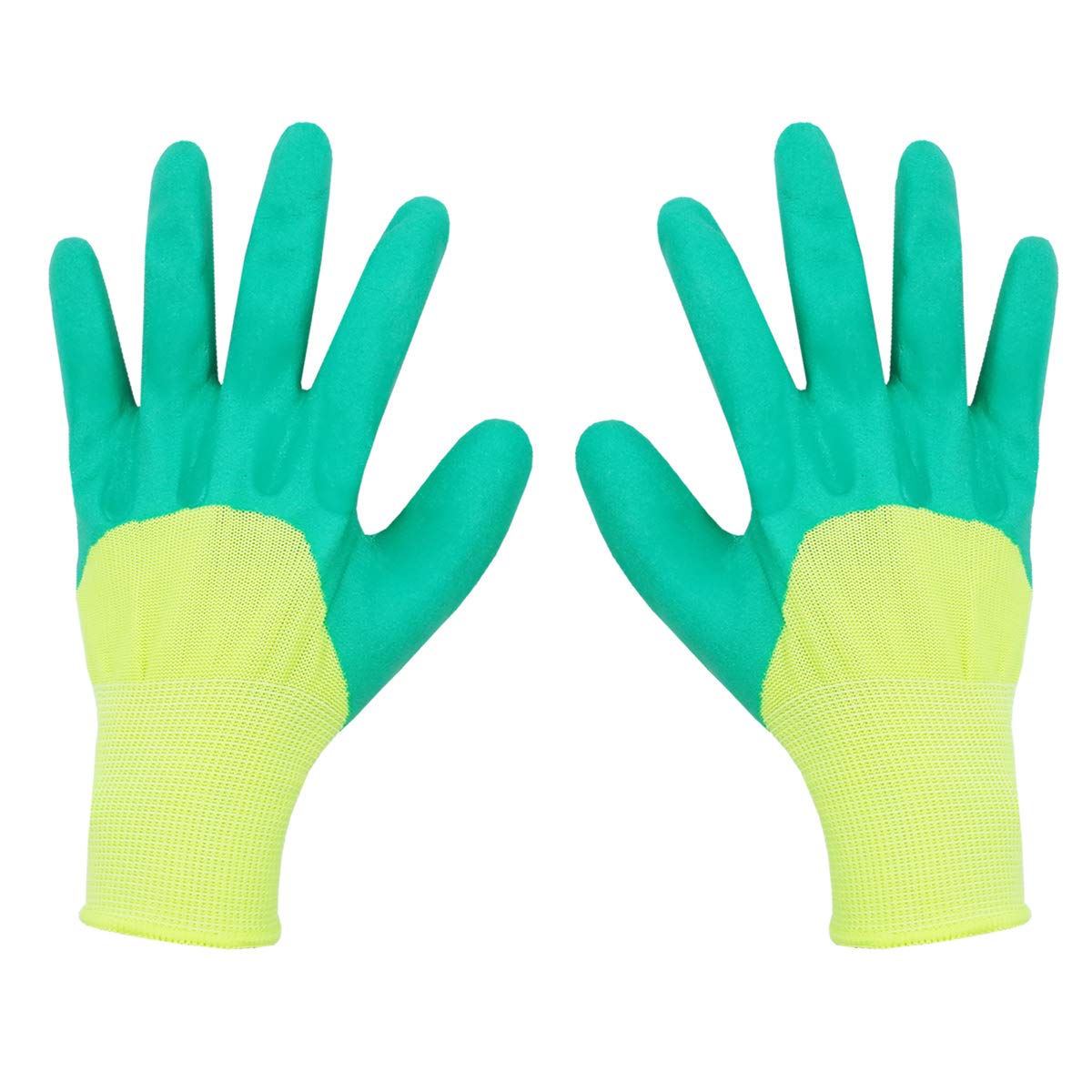 FOIBURELY guantes con frente recubierto de caucho para protección al manipular mascotas pequeñas.
