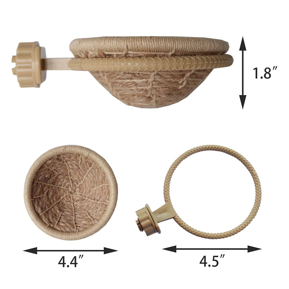 FOIBURELY marco-plastico-multifuncional: soporte estable para nido y hábitat.