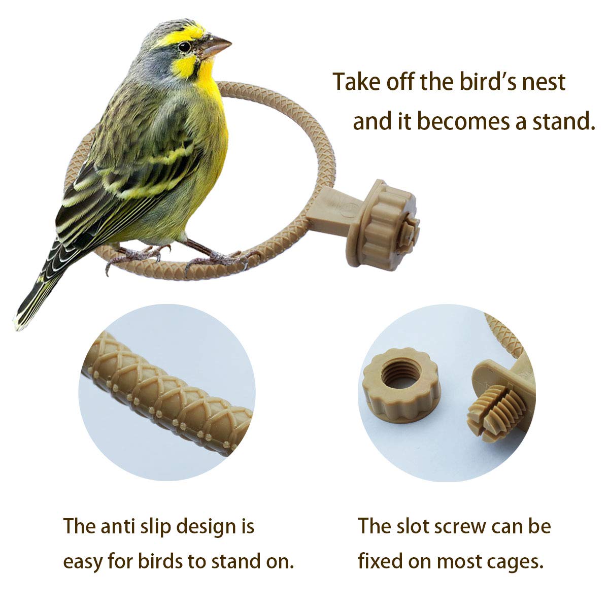 FOIBURELY material-canamo-natural: opción segura y duradera para aves.