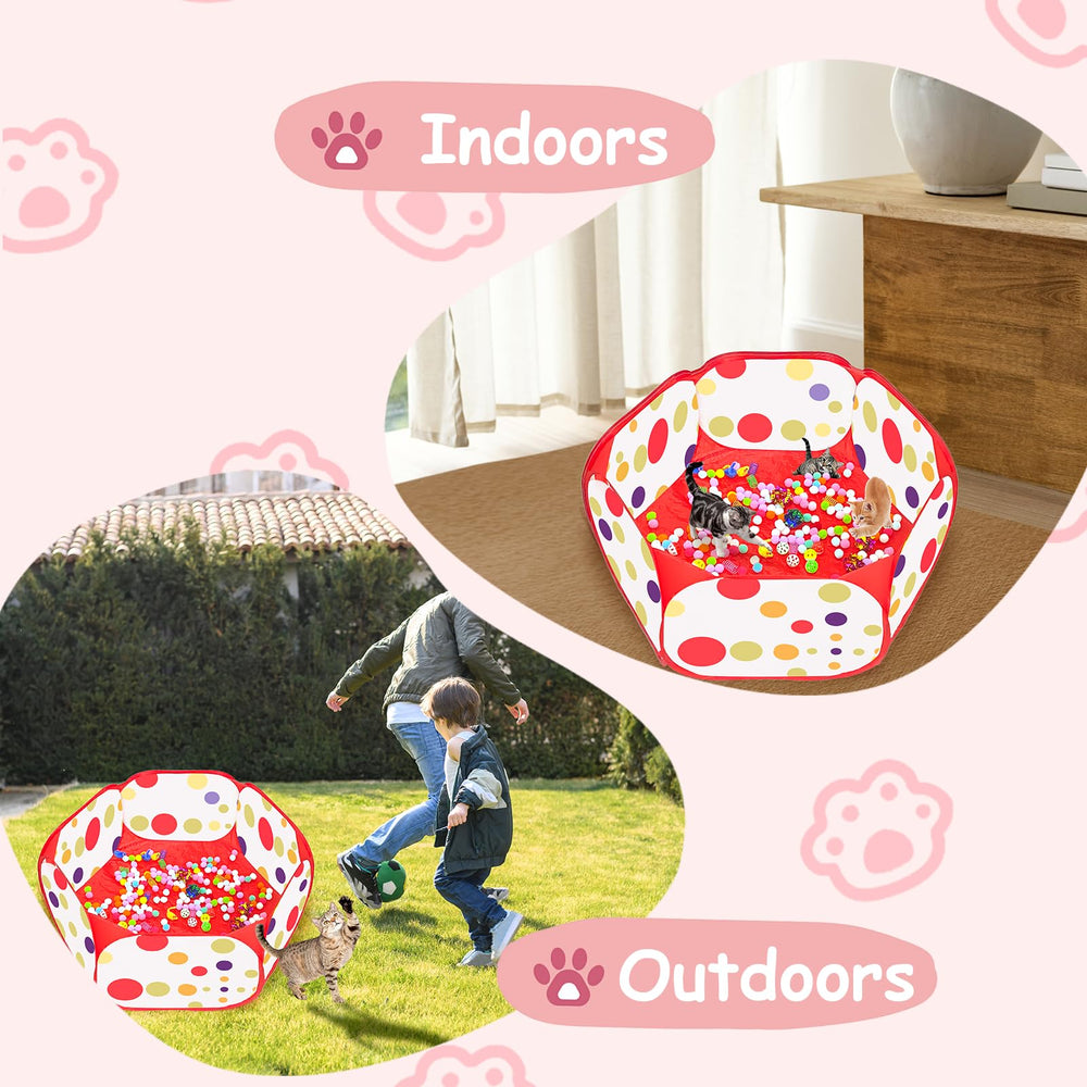 Fooind Gato Pit juego seguro en casa para varias mascotas