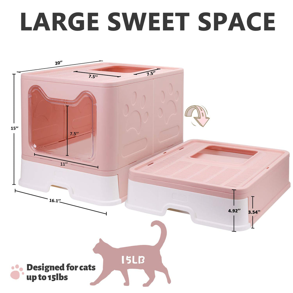 Caja Fophop para gatos: entrada frontal para mayor comodidad.