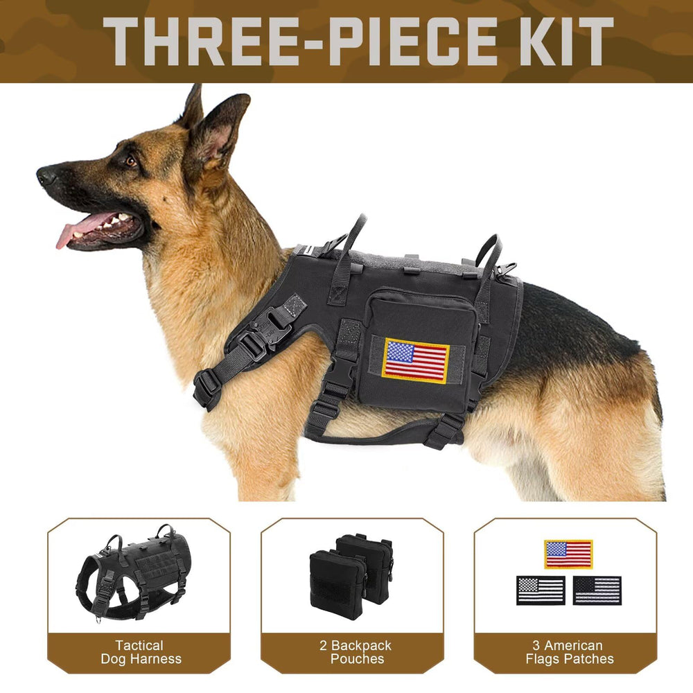 Arnés Forestpaw táctico con manija integrada para manejo seguro.