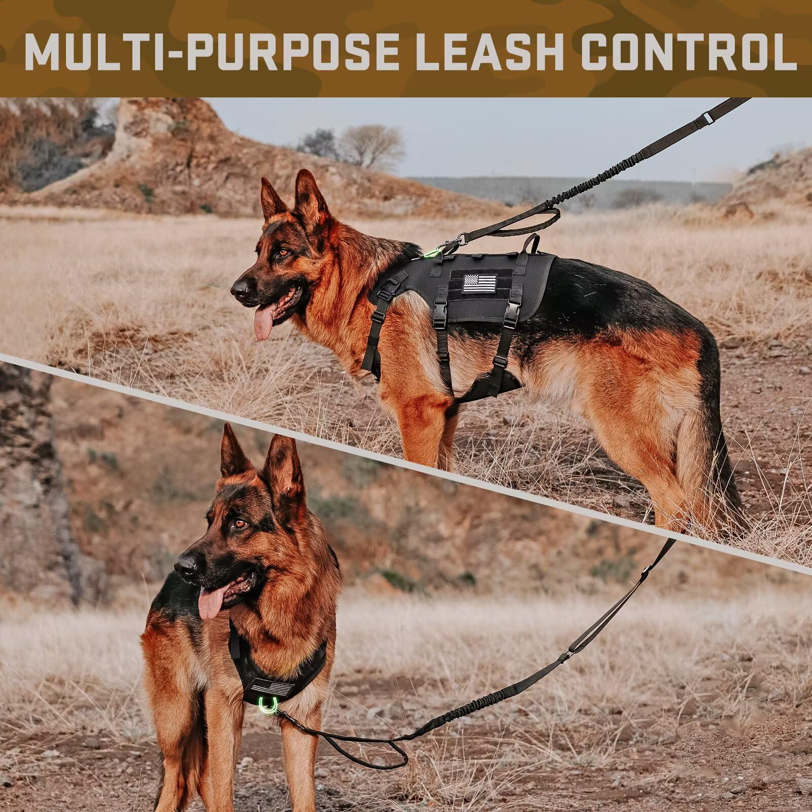 Nylon 1000D de Forestpaw para mayor durabilidad al aire libre.