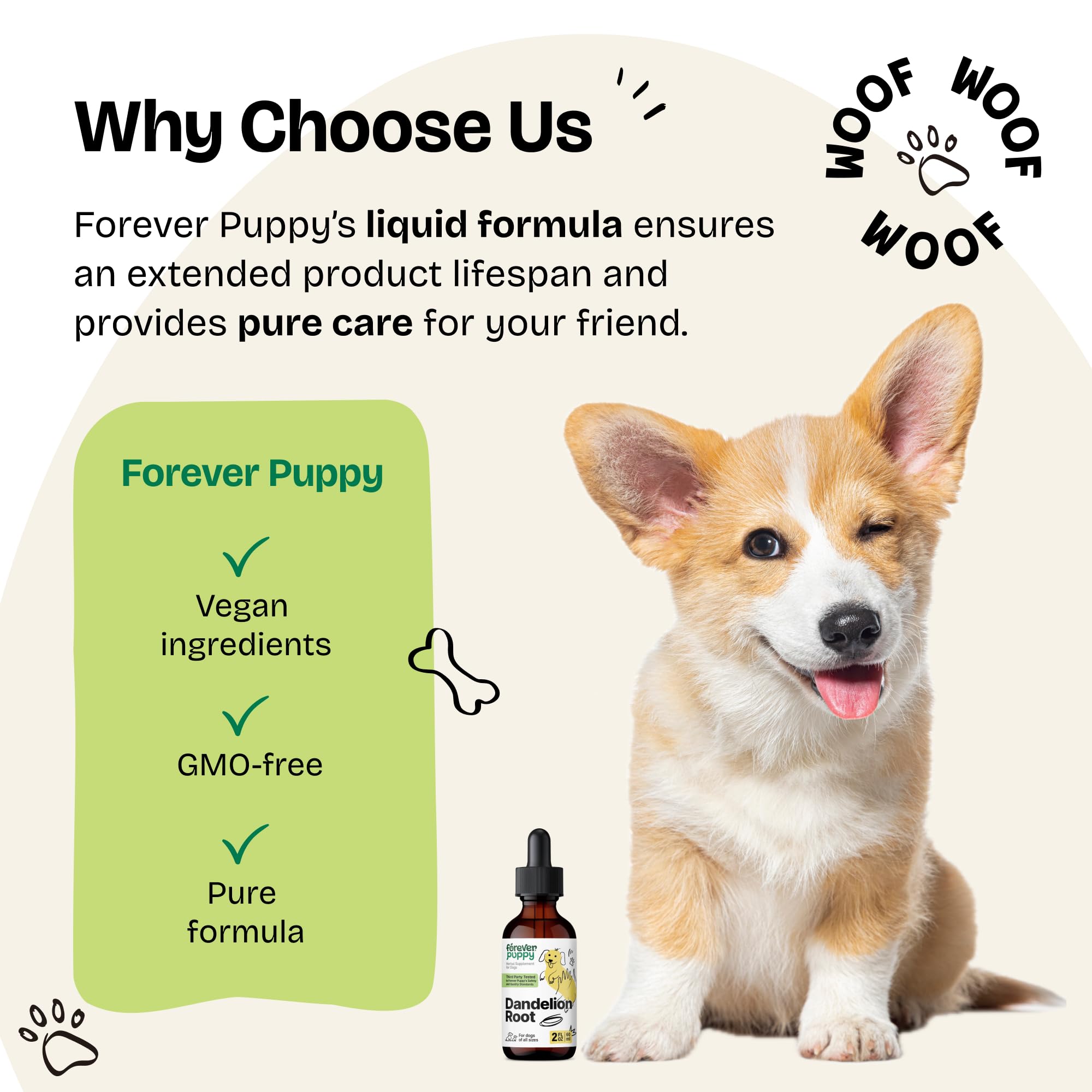 Forever Puppy perro activo gracias al uso diario de estas gotas