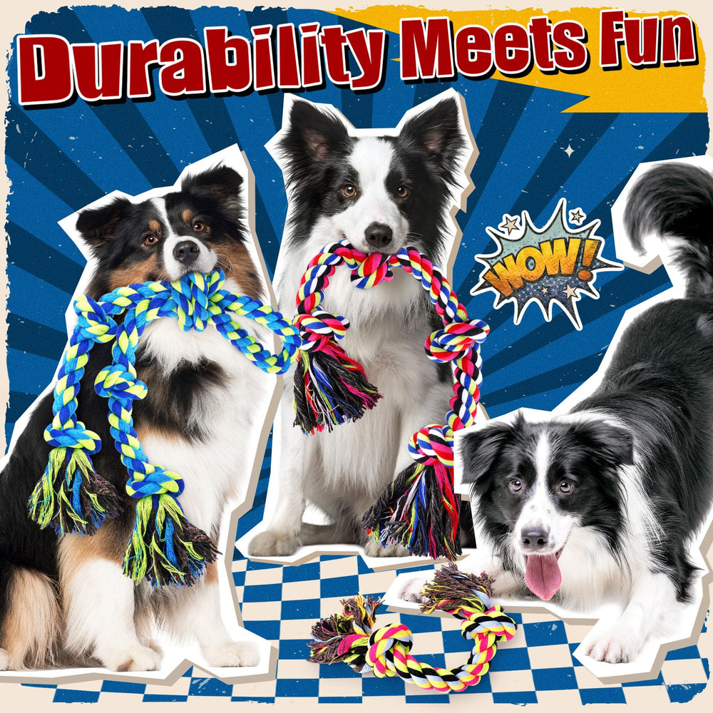 Forfon Pack Juguetes para Perro Grande, ideal para reforzar el vínculo durante el juego.