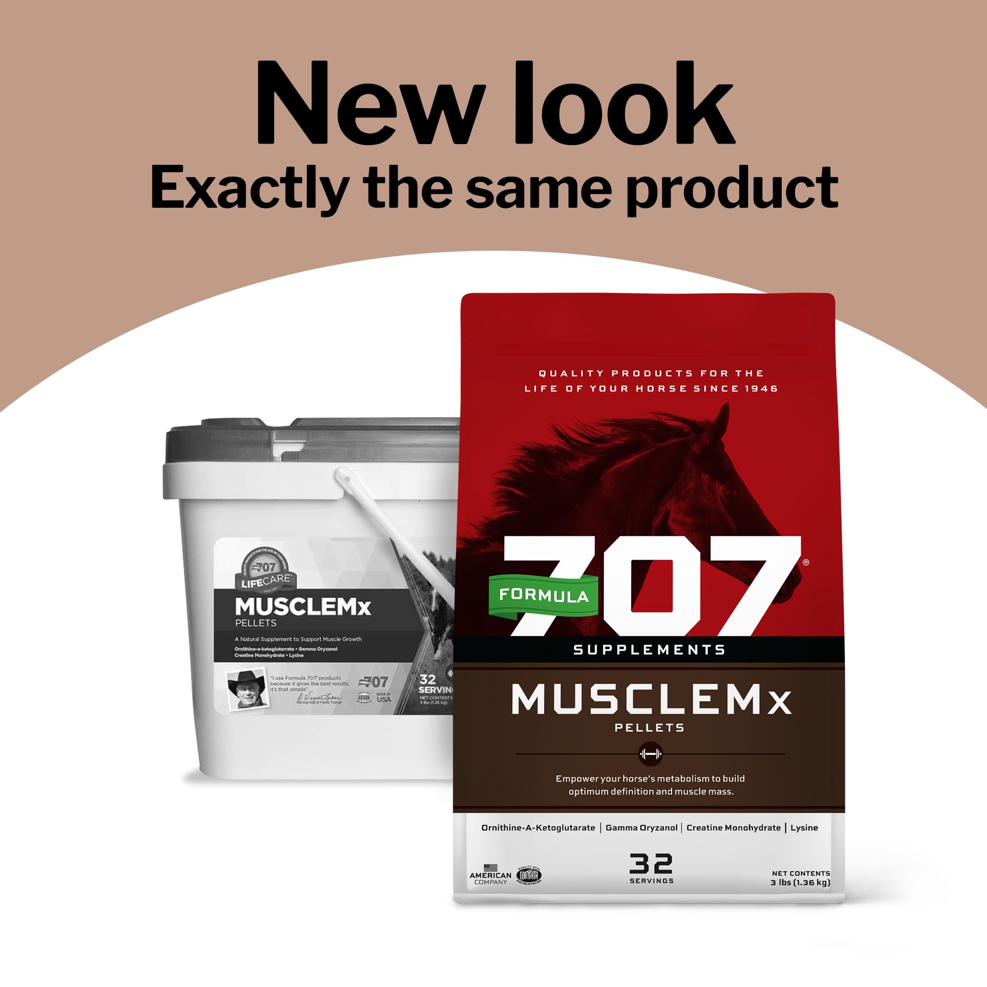 Mezcla de lysina y gamma-oryzanol para soporte muscular.