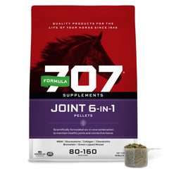 Formula 707 ofrece salud articular para caballos en bolsa de 10 lb