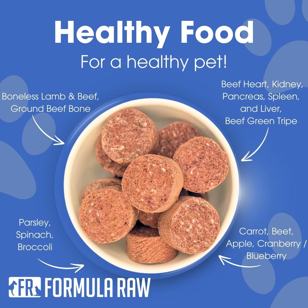 Formula Raw cordero liofilizado - higado para digestión suave.