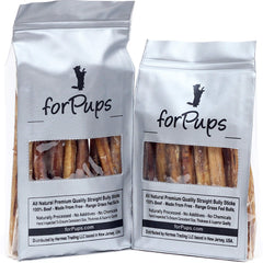 forPups palitos Bully de 10-12 pulgadas para perros grandes, masticación prolongada