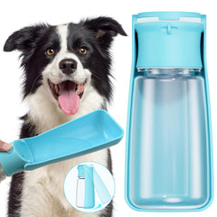 FORWH botellas agua para perro portátil y plegable, ideal para paseos