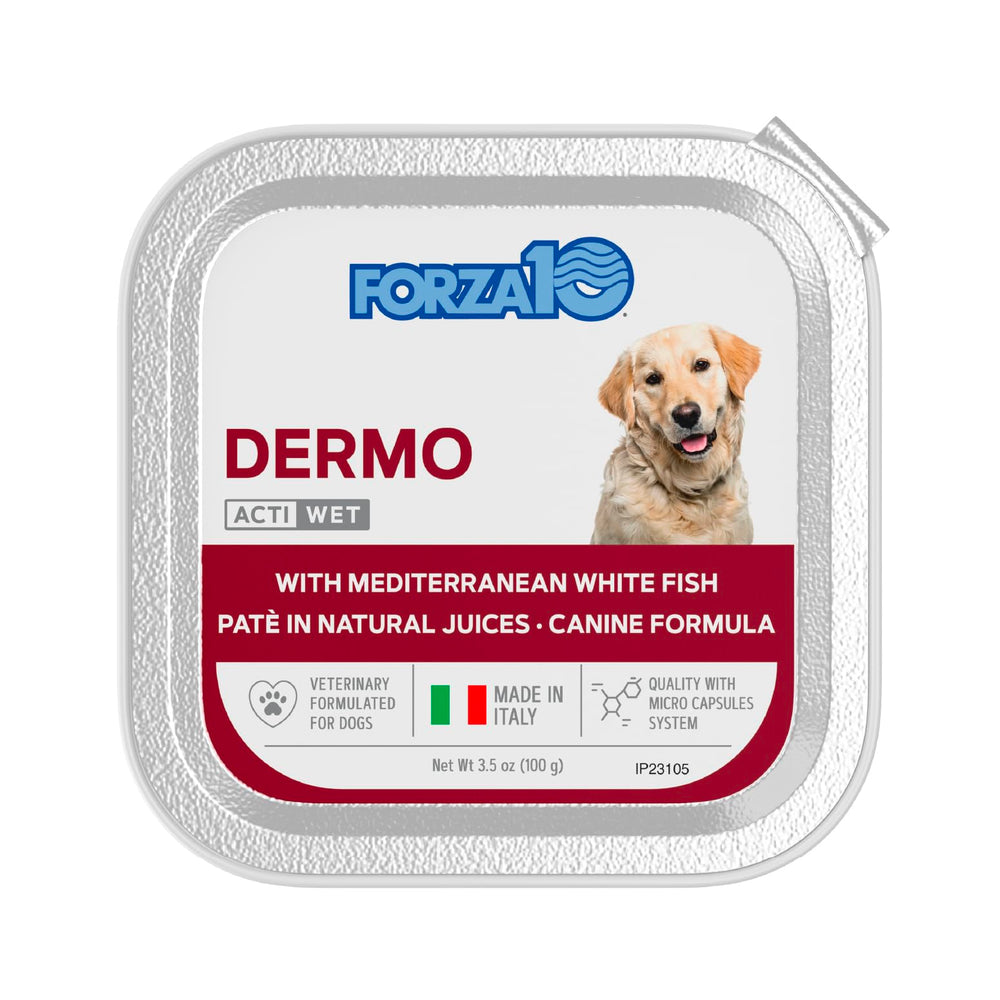 Forza10 ingredientes salmon granada papaya romero aloe vera: apoyo a piel y pelaje.