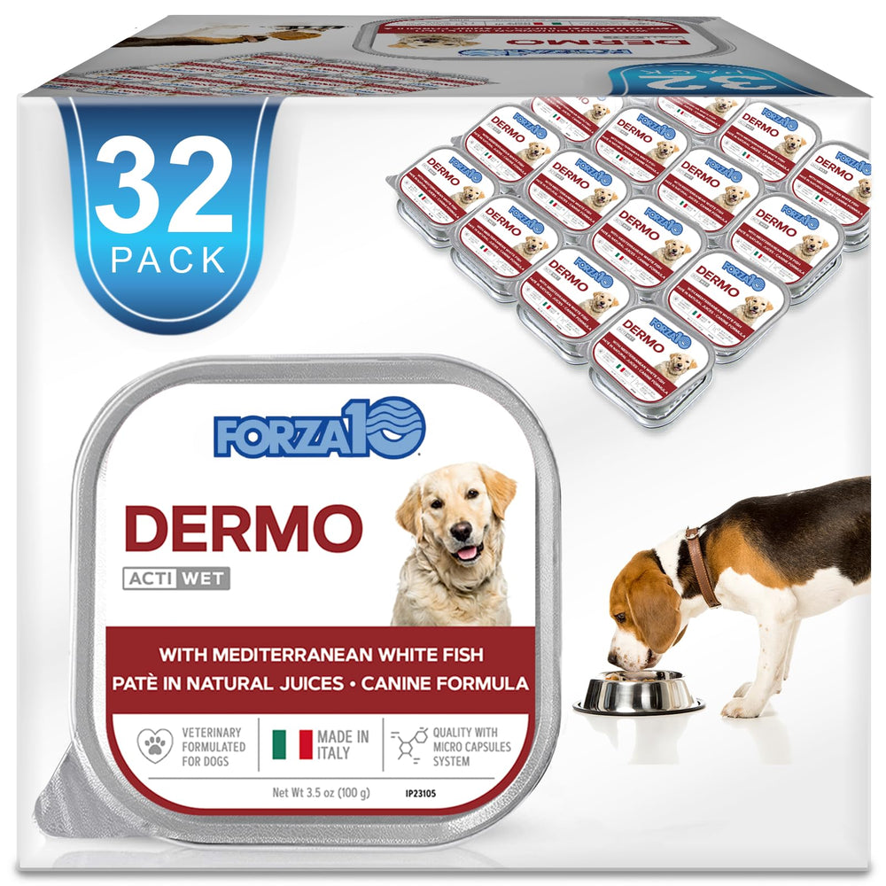 Forza10 latas salmon: puré de sabor que gusta a perros y facilita la alimentación diaria.