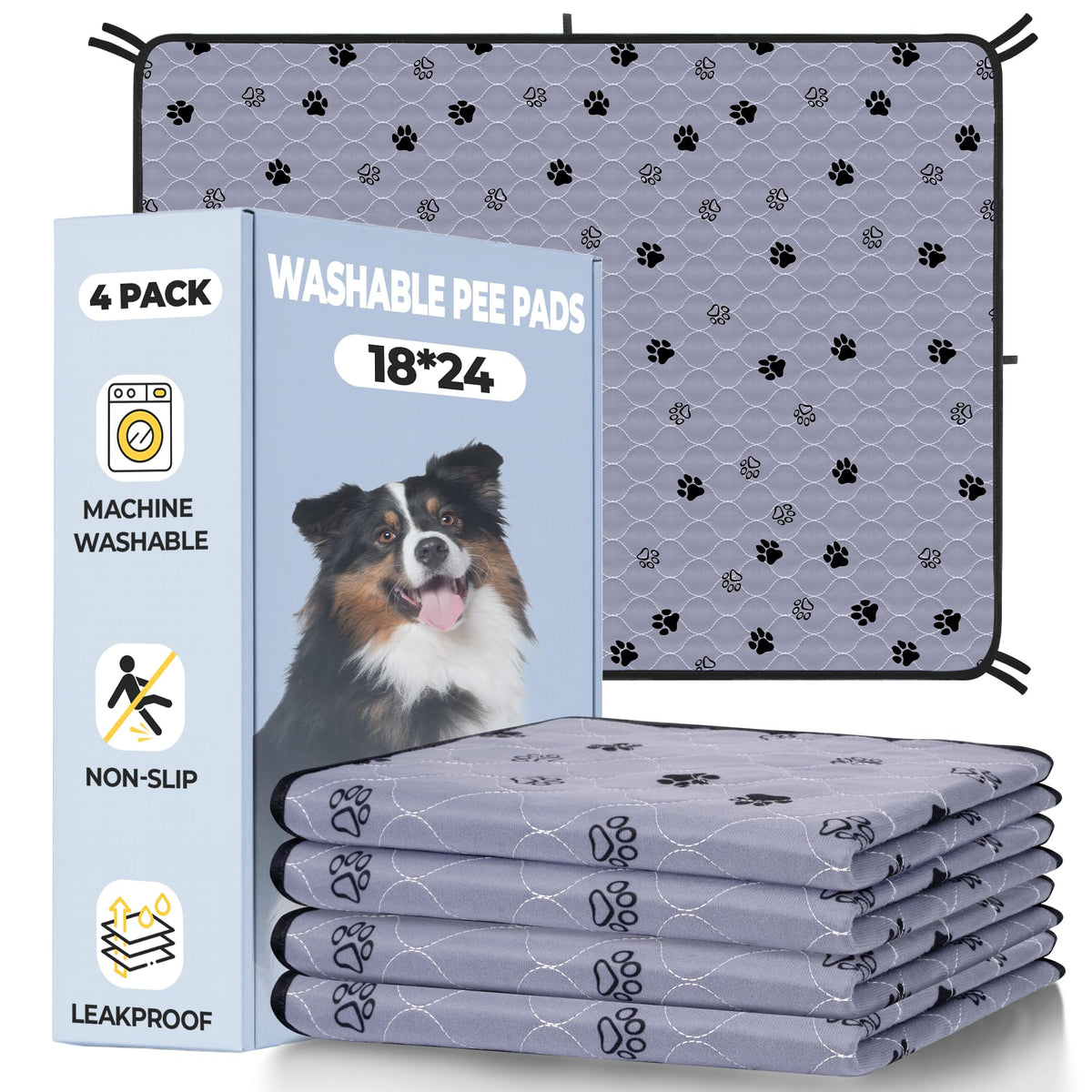 Almohadilla para orina Fostanfly 18x24, ideal para entrenamiento y protección del suelo.