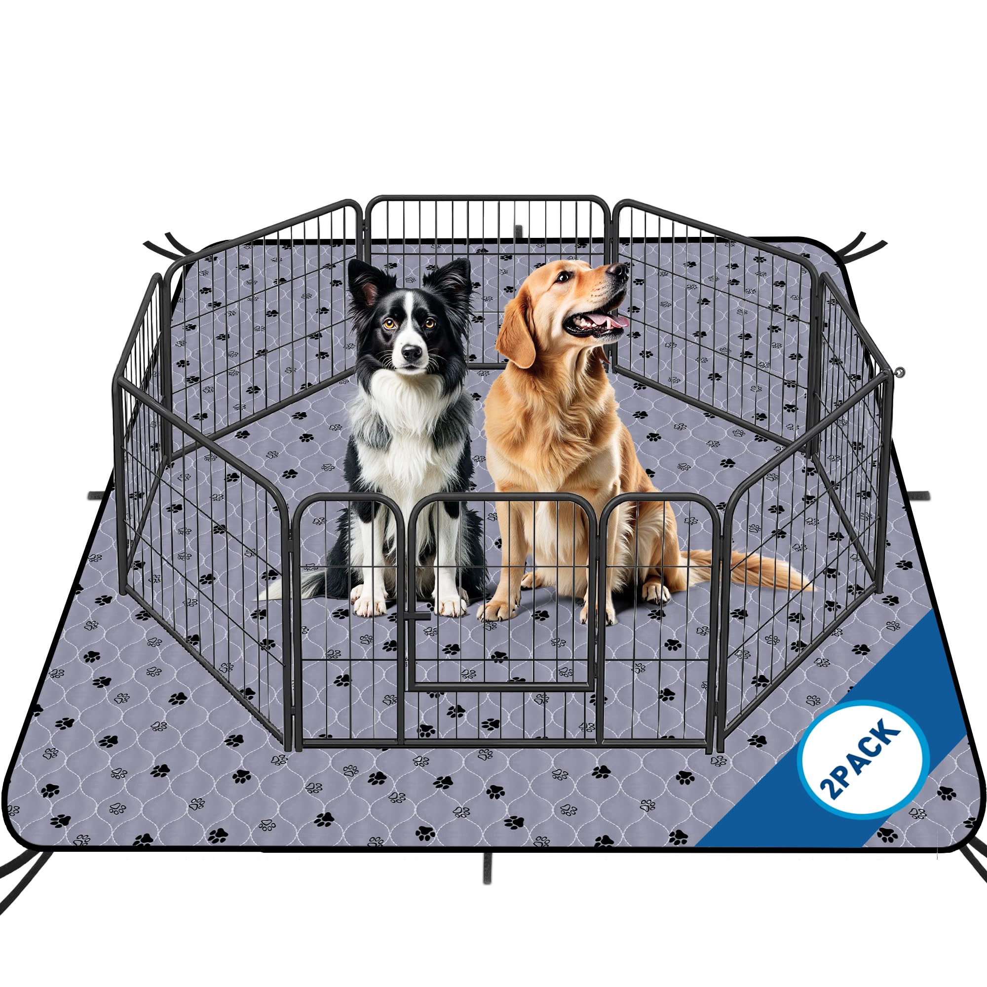 Almohadilla Fostanfly para perros grande 72x72, ideal para entrenamiento y protección de suelos.
