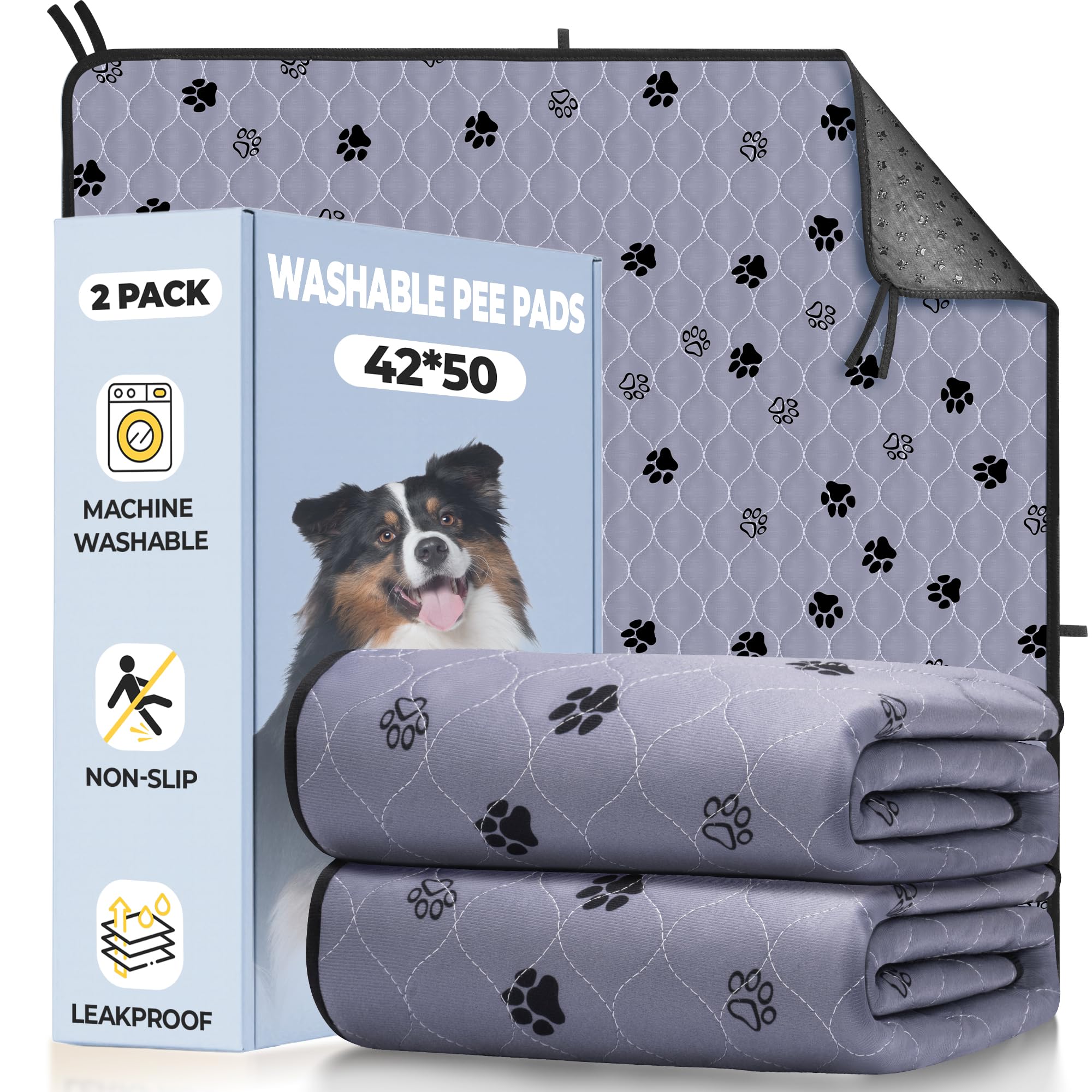 Almohadilla Fostanfly anti-deslizante 42x50 para perros, ideal para entrenamiento y descanso.