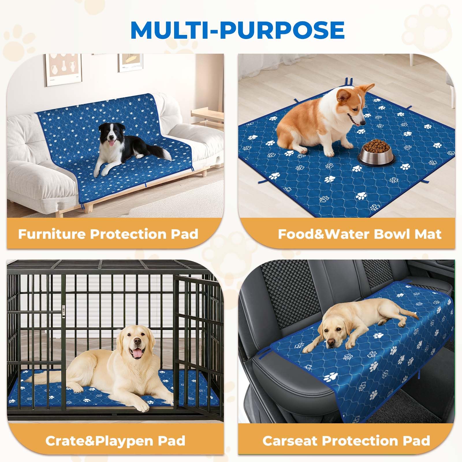 Almohadillas resistentes al deslizamiento Fostanfly para jaulas y camas.